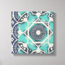 Buscar batik lienzos Turquesa