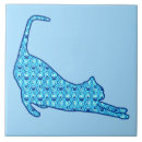 Buscar silueta del gato azulejos Gatito
