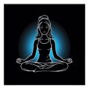 Buscar paz y tranquilidad posters Meditación