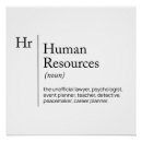 Buscar recursos humanos posters Divertido