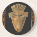 Buscar máscara africana posavasos Tribal