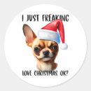Buscar chihuahua pegatinas Navidad