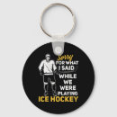 Buscar lo siento llaveros Hockey