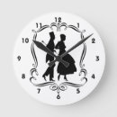 Buscar silueta relojes de pared Para ella