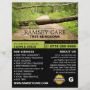 Buscar jardinería flyers Jardinero