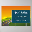 Buscar señales de tráfico posters Camino