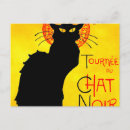 Buscar le chat noir postales Francés