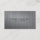 Buscar metal cepillado tarjetas de visita Aluminio