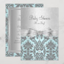 Buscar damasco de plata invitaciones Fiesta