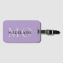 Buscar purple etiquetas para maletas Iniciales