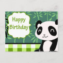 Buscar panda feliz postales Blanco