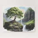 Buscar árboles puzzles Acuarela