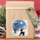 Buscar dog christmas pegatinas Retro