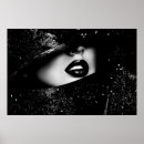 Buscar dientes blancos posters Negro