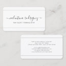Buscar blane tarjetas de visita Salón de belleza