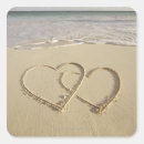 Buscar dos corazones pegatinas Amar