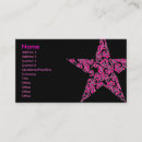 Buscar emo tarjetas de visita Rosa