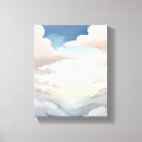 Buscar azul cielo lienzos Blanco