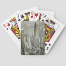Buscar paisaje urbano barajas de cartas Vintage