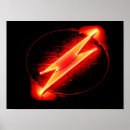 Buscar relámpago posters Rojo