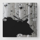 Buscar oso relojes de pared Osos negros