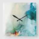 Buscar arte contemporáneo abstracto relojes de pared Acuarela