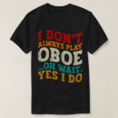 Buscar amante del oboe camisetas Orquesta