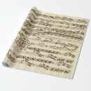Buscar manuscrito la música de papel de regalo Vintage