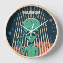 Buscar ufo relojes de pared Ciencia ficción