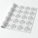 Buscar diseño blanco y negro papel de regalo Para ella