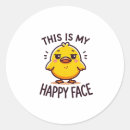 Buscar pato feliz pegatinas Divertido