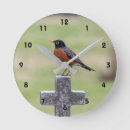 Buscar robin relojes de pared Animal