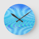 Buscar trippy psicodélico relojes de pared Azul
