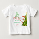 Buscar primer navidad bebe camisetas Linda