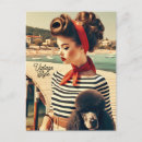 Buscar chica retro postales Vintage
