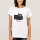 Buscar gatos negros camisetas Felino
