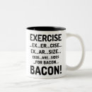 Buscar tocino divertido tazas Humor