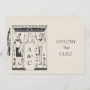 Buscar egipcio invitaciones Vintage