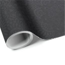 Buscar ornamental papel de regalo Negro
