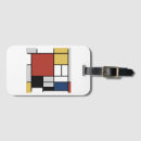 Buscar mondrian etiquetas para maletas Rojo