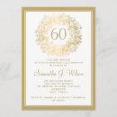 Buscar sexagésimo la mujer invitaciones de cumpleaños Floral