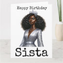 Buscar mujer negra tarjetas Negro