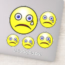 Buscar emoji triste pegatinas Amarillo