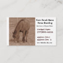 Buscar caballos tarjetas de visita Establos