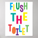 Buscar del cuarto de baño los posters infantiles Lindo
