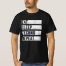 Buscar techno camisetas Música