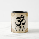 Buscar yoga om tazas Símbolo de om