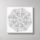 Buscar redondo lienzos Zen tangle