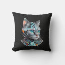Buscar gato geométrico cojines Gatito