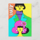 Buscar del fiesta 60s invitaciones Vintage